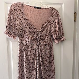 Boohoo Maternity Rib Skater Dress